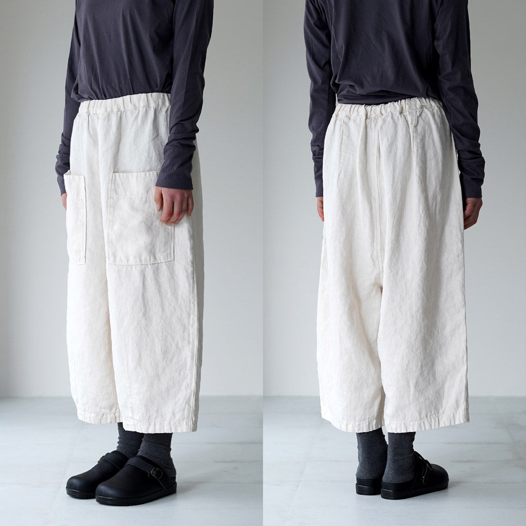 TUMUGU（ツムグ） ソリトリネン(2)　8分丈パンツ