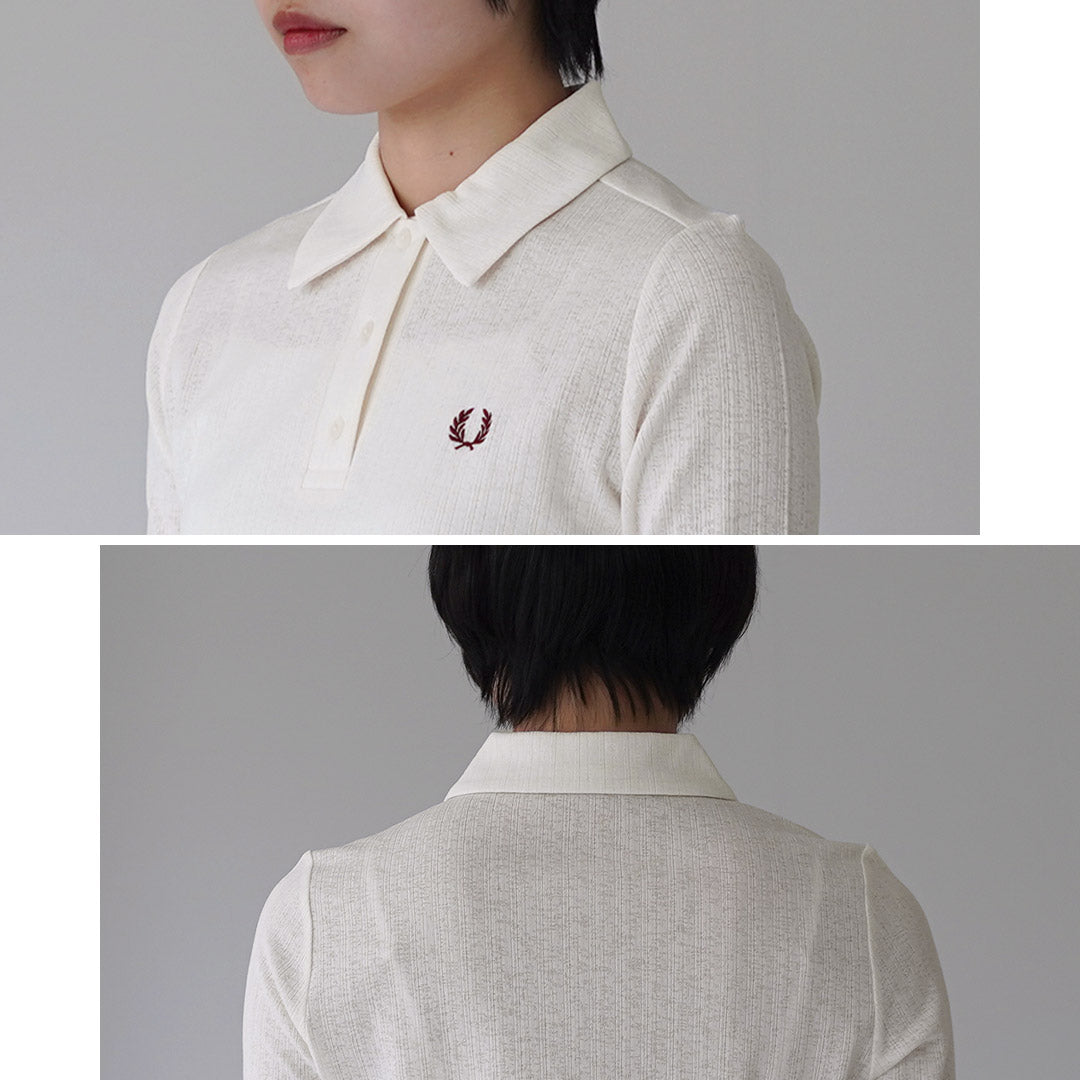 FRED PERRY（フレッドペリー） シアー リブ ポロシャツ