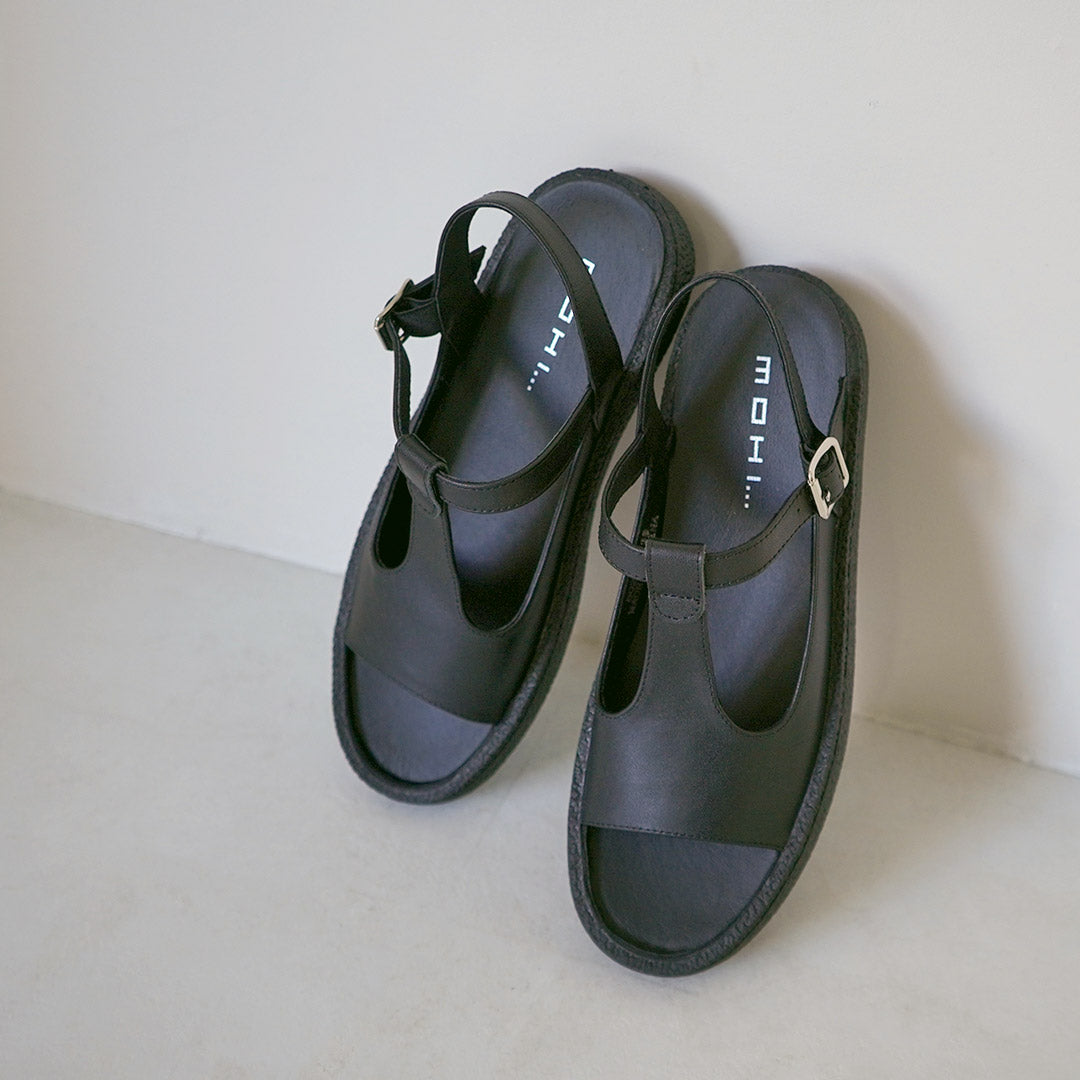 MOHI（モヒ） Tストラップ レザーサンダル