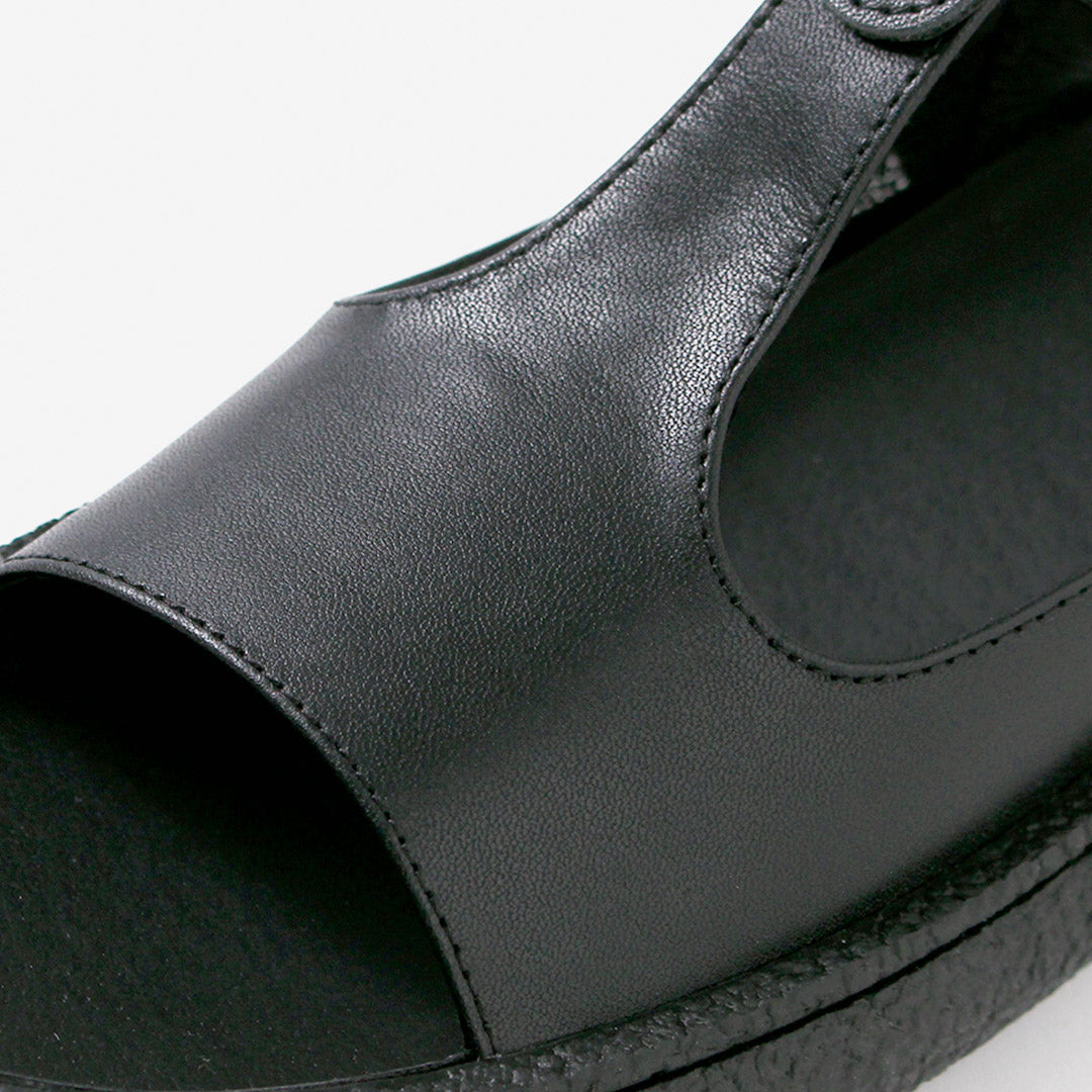 MOHI（モヒ） Tストラップ レザーサンダル