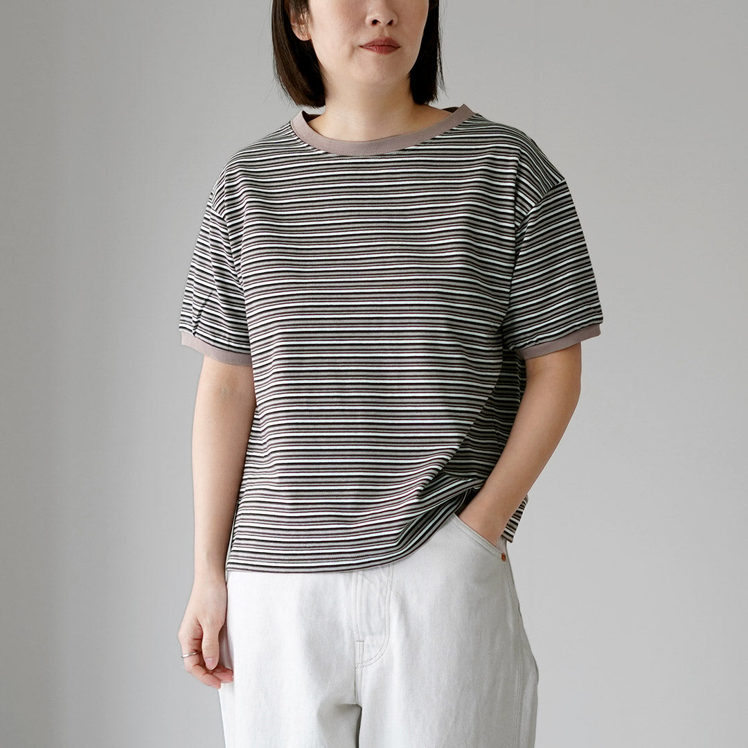 STAR STRIPE（スターストライプ） ボーダー リンガー Tシャツ