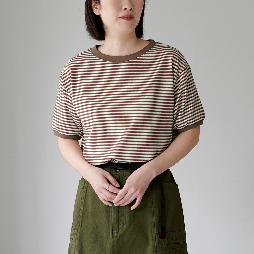 STAR STRIPE（スターストライプ） ボーダー リンガー Tシャツ