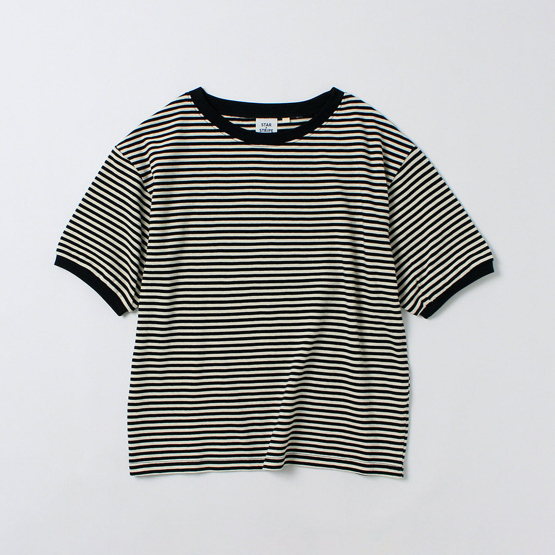 STAR STRIPE（スターストライプ） ボーダー リンガー Tシャツ