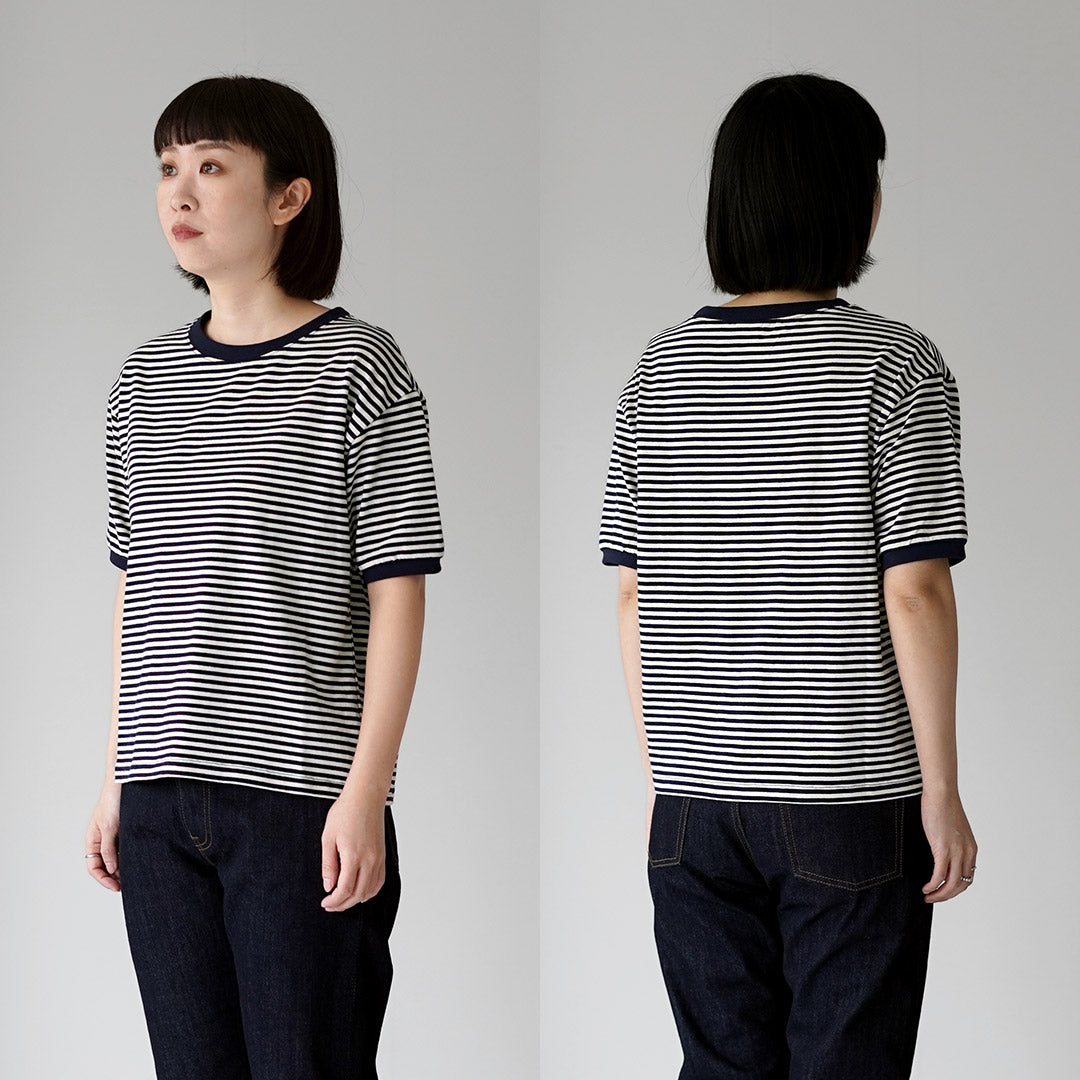STAR STRIPE（スターストライプ） ボーダー リンガー Tシャツ