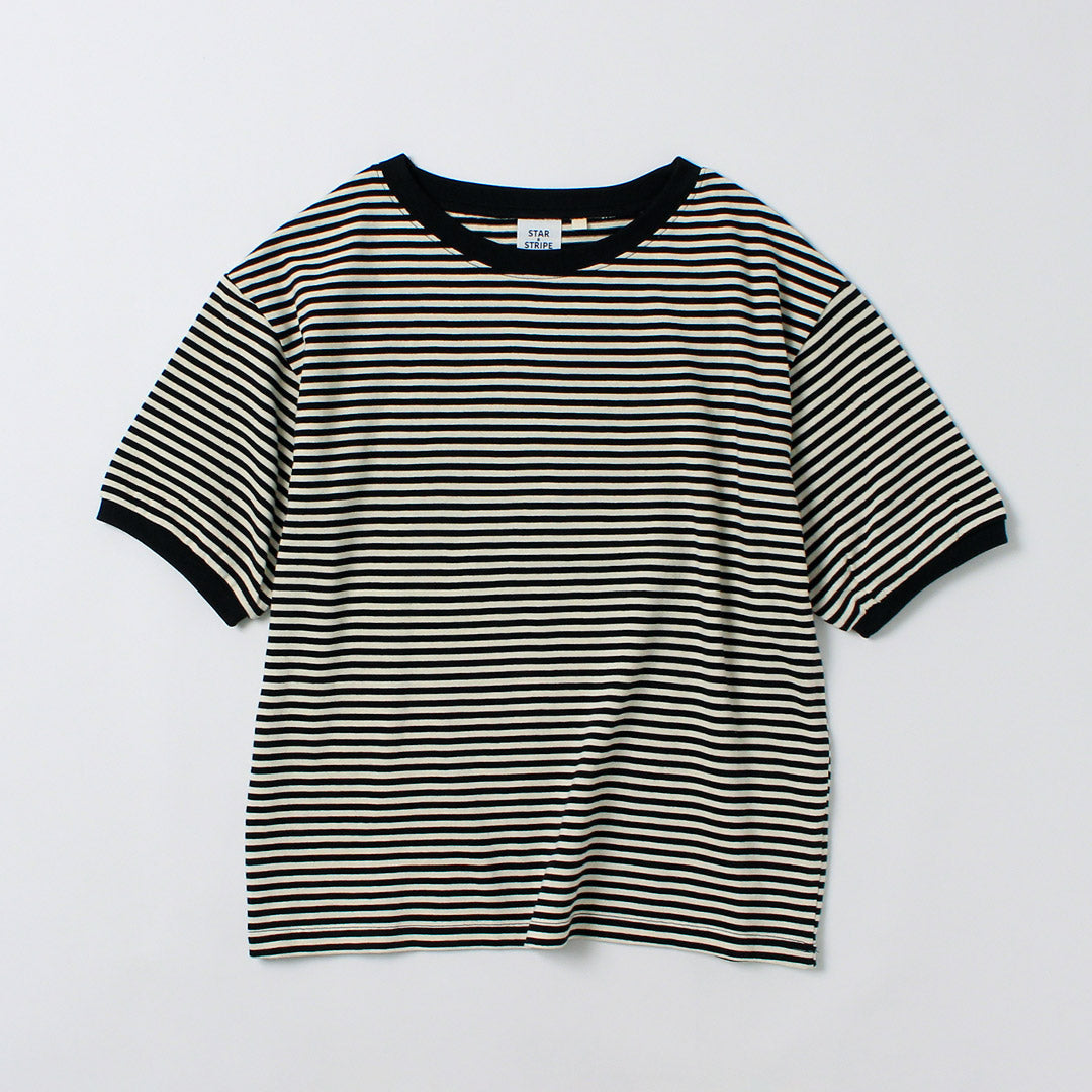 STAR STRIPE（スターストライプ） ボーダー リンガー Tシャツ