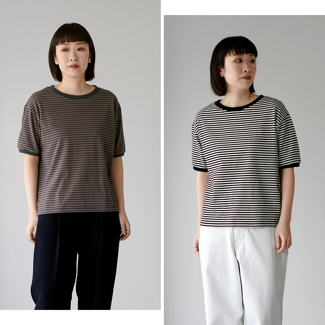 STAR STRIPE（スターストライプ） ボーダー リンガー Tシャツ