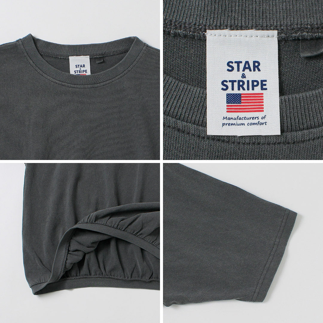 STAR STRIPE（スターストライプ） ルーズ Tシャツ 5分袖