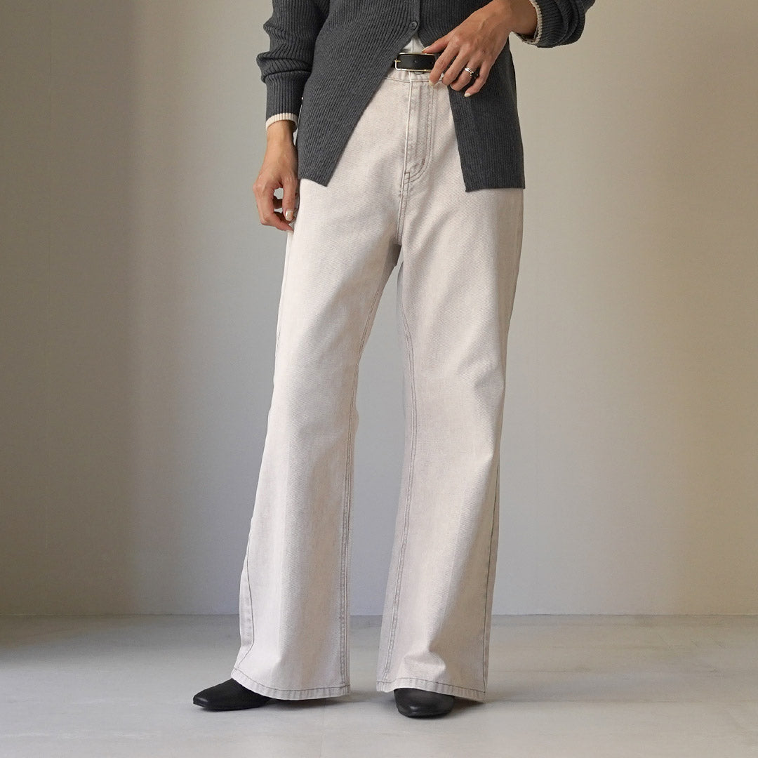 YENN（イェン） ルーズフィット フレアパンツ