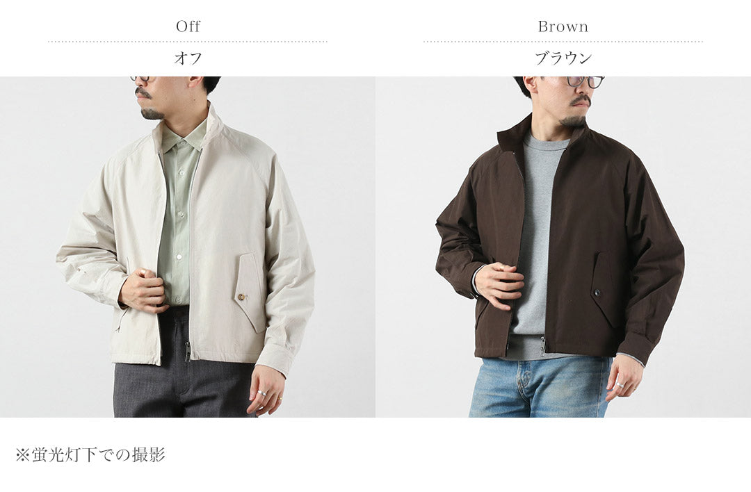 ジャケット・アウター BARACUTA G4 BOX LIGHT C-NY JACKET 'BROWN BARACUTA（バラクータ） G4 ボックス ライト コットンナイロン
