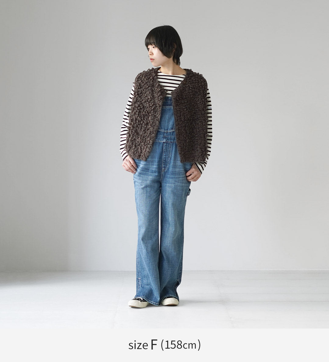 冥*様 goa レディース ベスト サイズF 麻混 goa（ベスト/ジレ）の