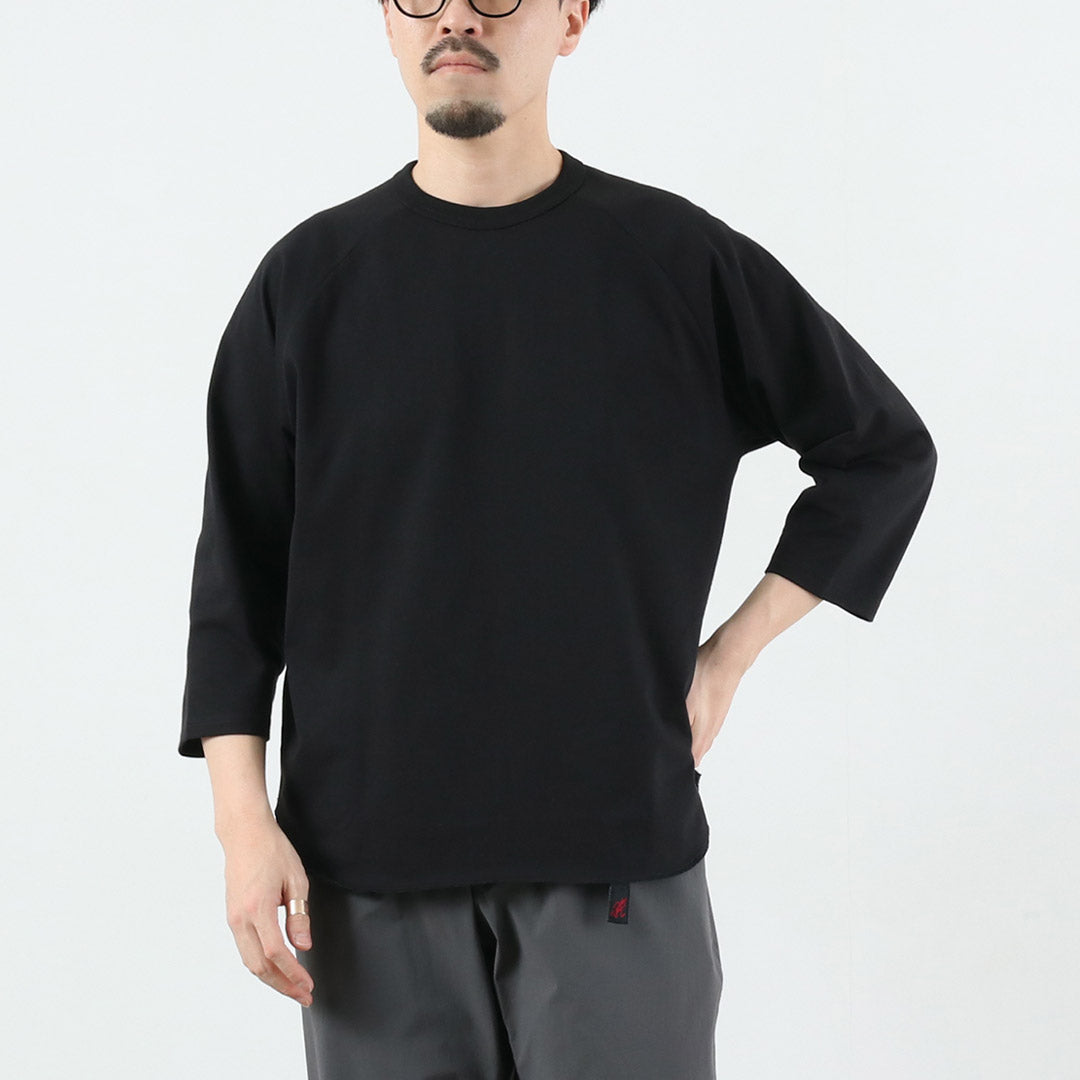 HEALTHKNIT（ヘルスニット）×RAG 別注 7分袖 ラグランスリーブ クルーネックTシャツ オープンエンド ドライジャージ 抗菌・防臭加工