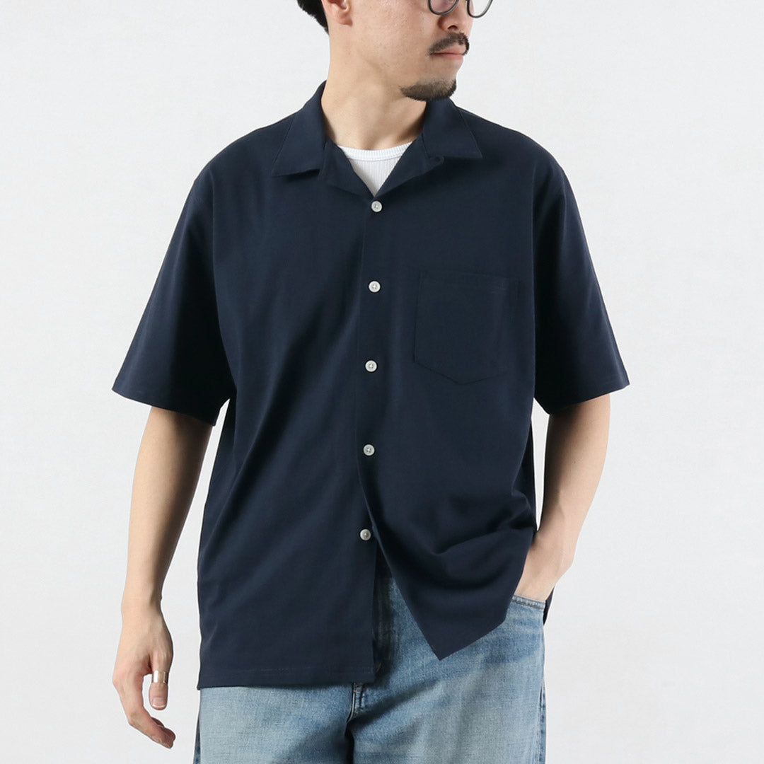 HEALTHKNIT（ヘルスニット）×RAG 別注 半袖 オープンカラーシャツ