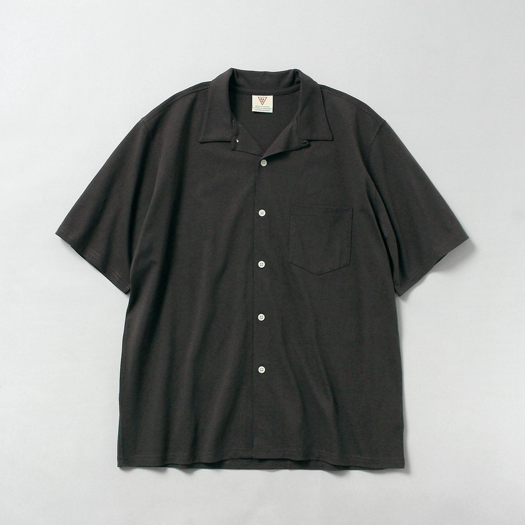 HEALTHKNIT（ヘルスニット）×RAG 別注 半袖 オープンカラーシャツ