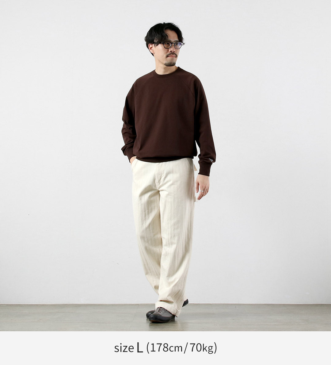 HEALTHKNIT（ヘルスニット） ×RAG 別注 ヘルスニット×ラグ 長袖クルーネック スウェッティー オープンエンド ドライジャージ 抗菌・防臭加工