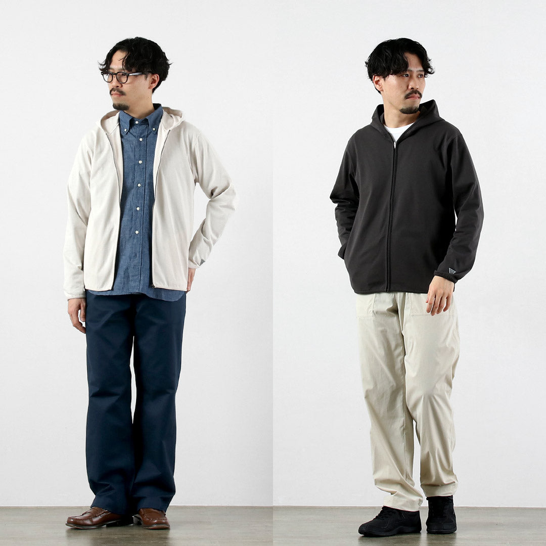 HEALTHKNIT（ヘルスニット） ×RAG 別注 ヘルスニット×ラグ S/S Teeジップパーカー オープンエンド ドライジャージ 抗菌・防臭加工