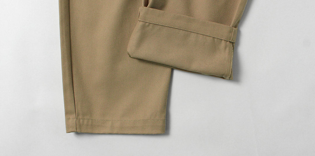 UNIVERSAL OVERALL（ユニバーサルオーバーオール） ヘリテージ T/C リラックス 1タックパンツ バイオウォッシュ STONE CARVER チノパン