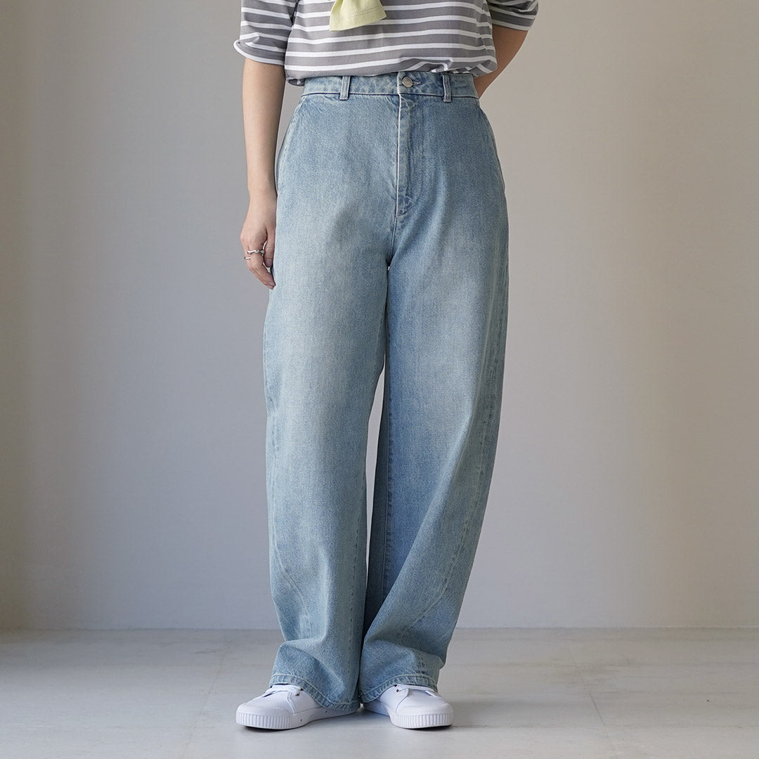 ORCIVAL(オーシバル) ワイド カーブパンツ デニム / レディース ORCIVAL(オーシバル) ワイド カーブパンツ デニム / レディース