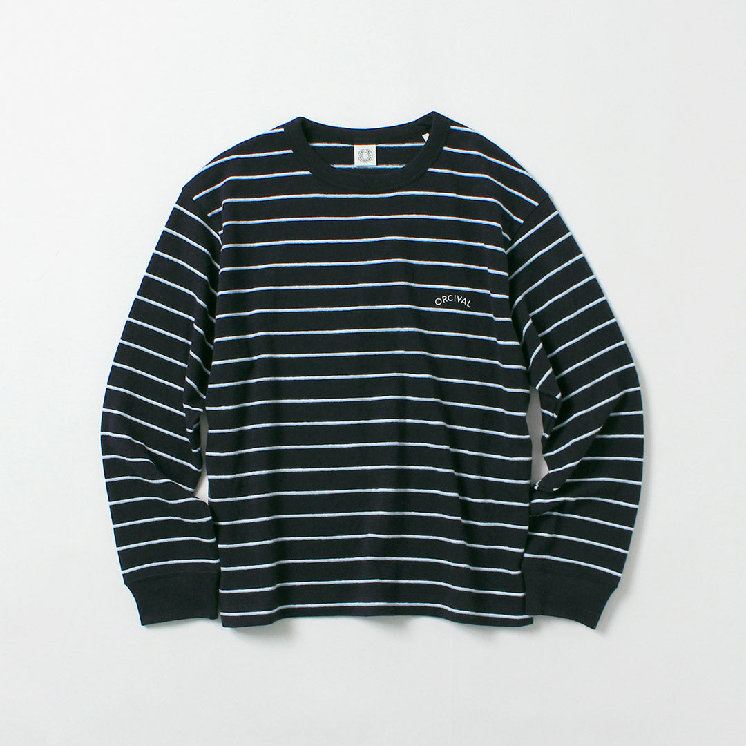 ORCIVAL（オーシバル） エンブロイダリー ロングスリーブ プルオーバー 日本製