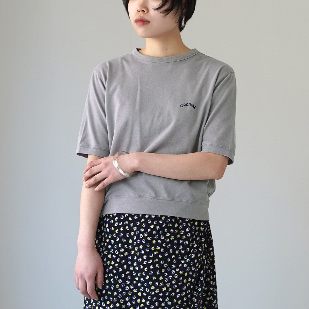ORCIVAL（オーシバル） クルーネック ショートスリーブ プルオーバー 日本製