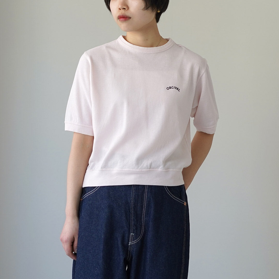 ORCIVAL（オーシバル） クルーネック ショートスリーブ プルオーバー 日本製