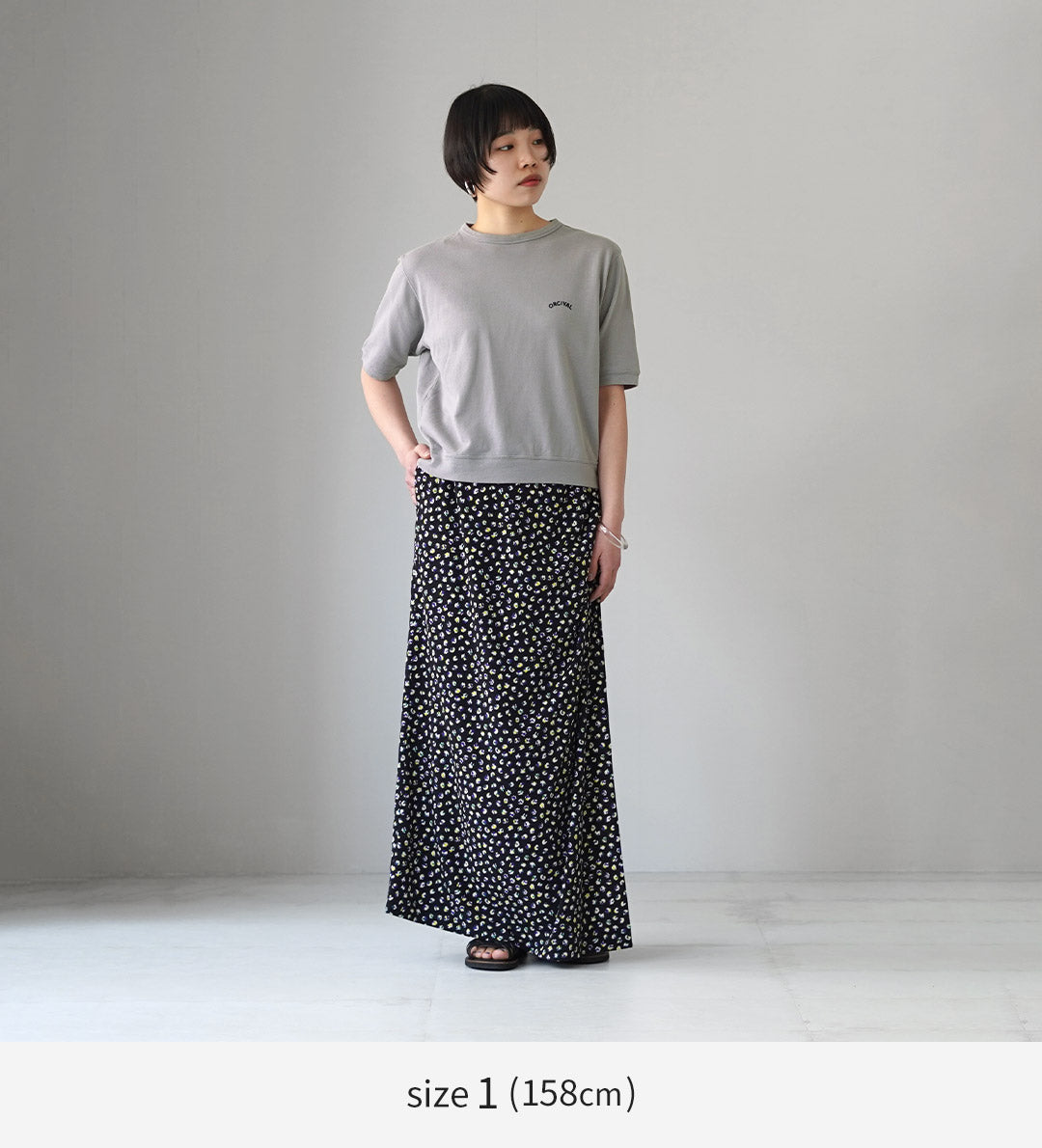 ORCIVAL（オーシバル） クルーネック ショートスリーブ プルオーバー 日本製