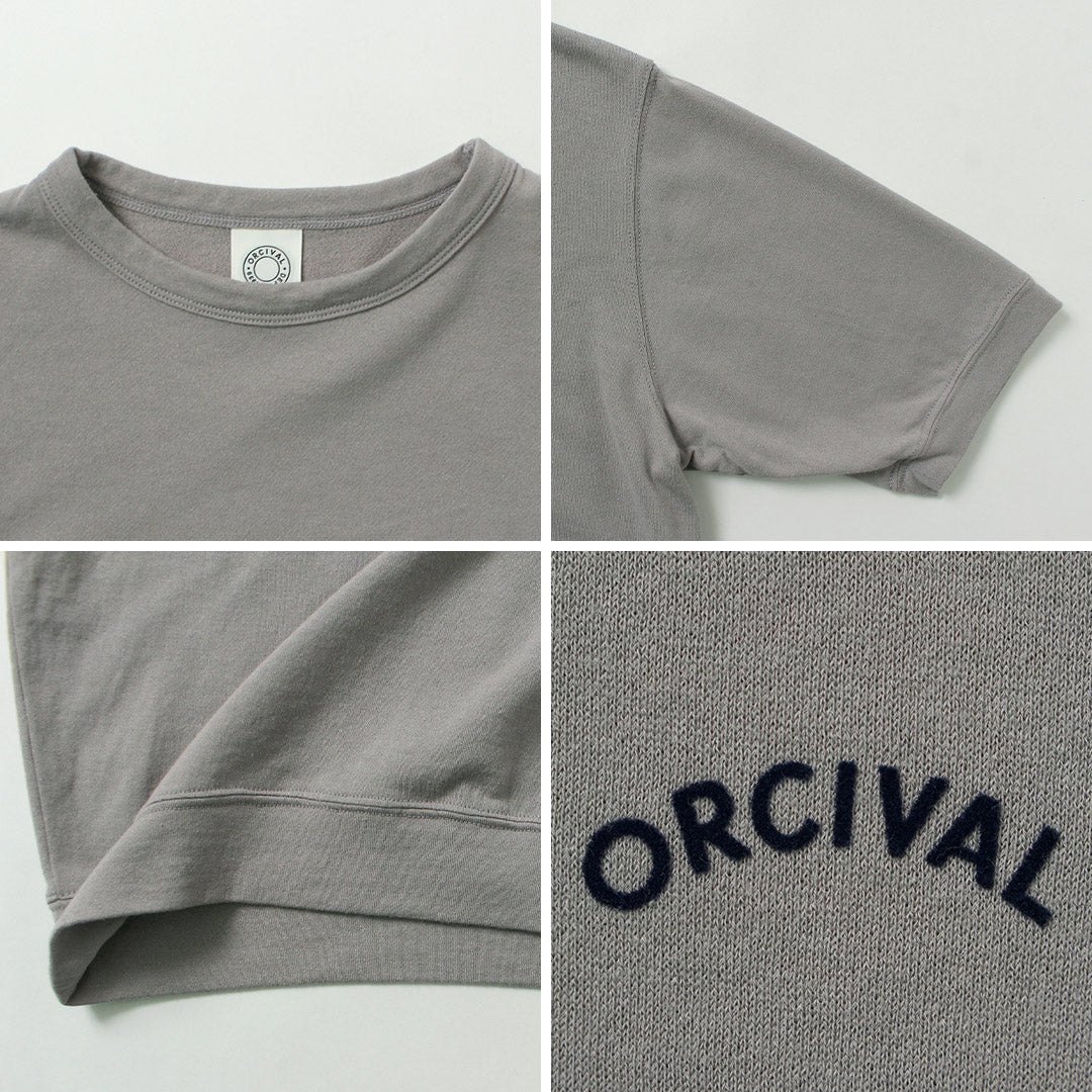 ORCIVAL（オーシバル） クルーネック ショートスリーブ プルオーバー
