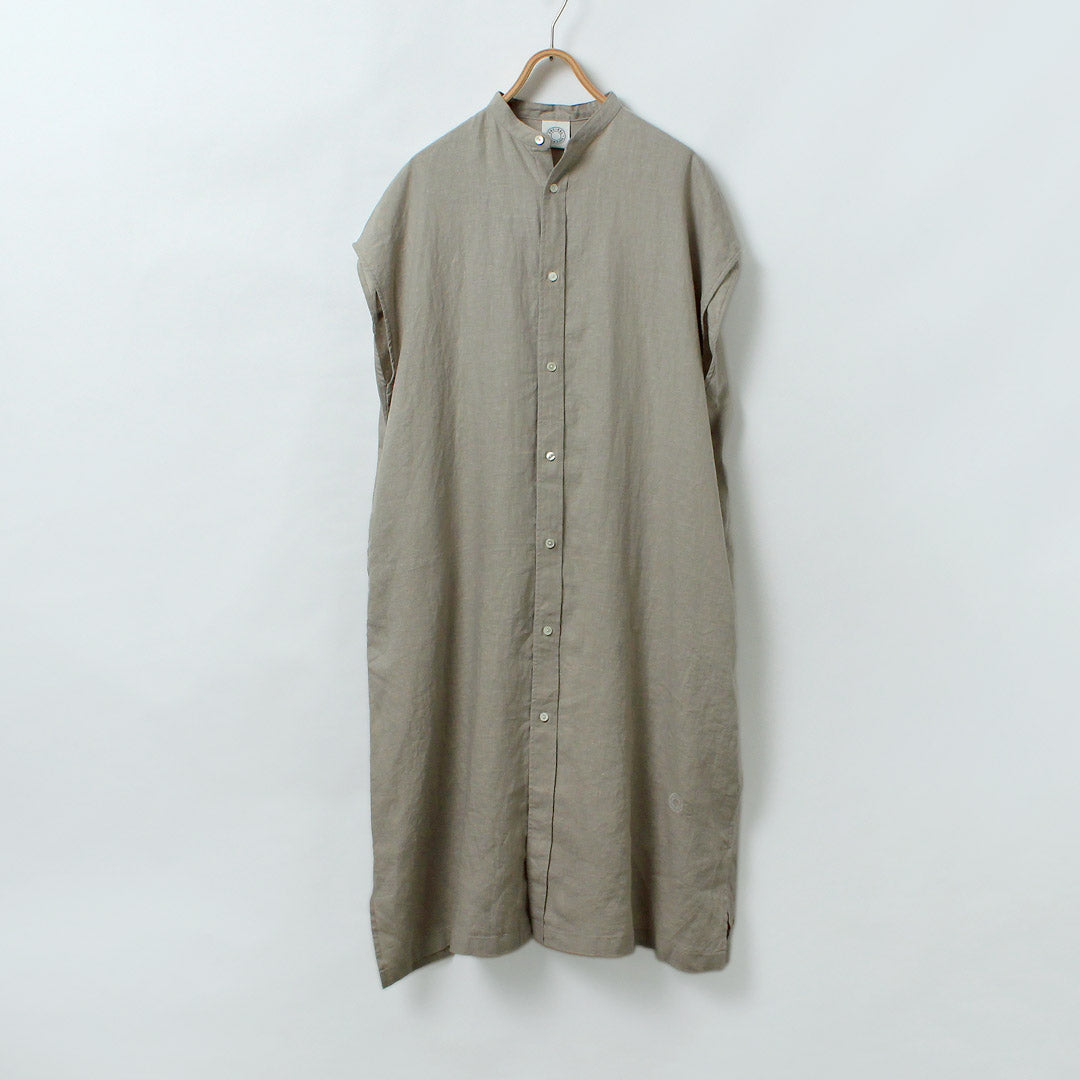 ORCIVAL（オーシバル） リネン スリーブレス ドレス