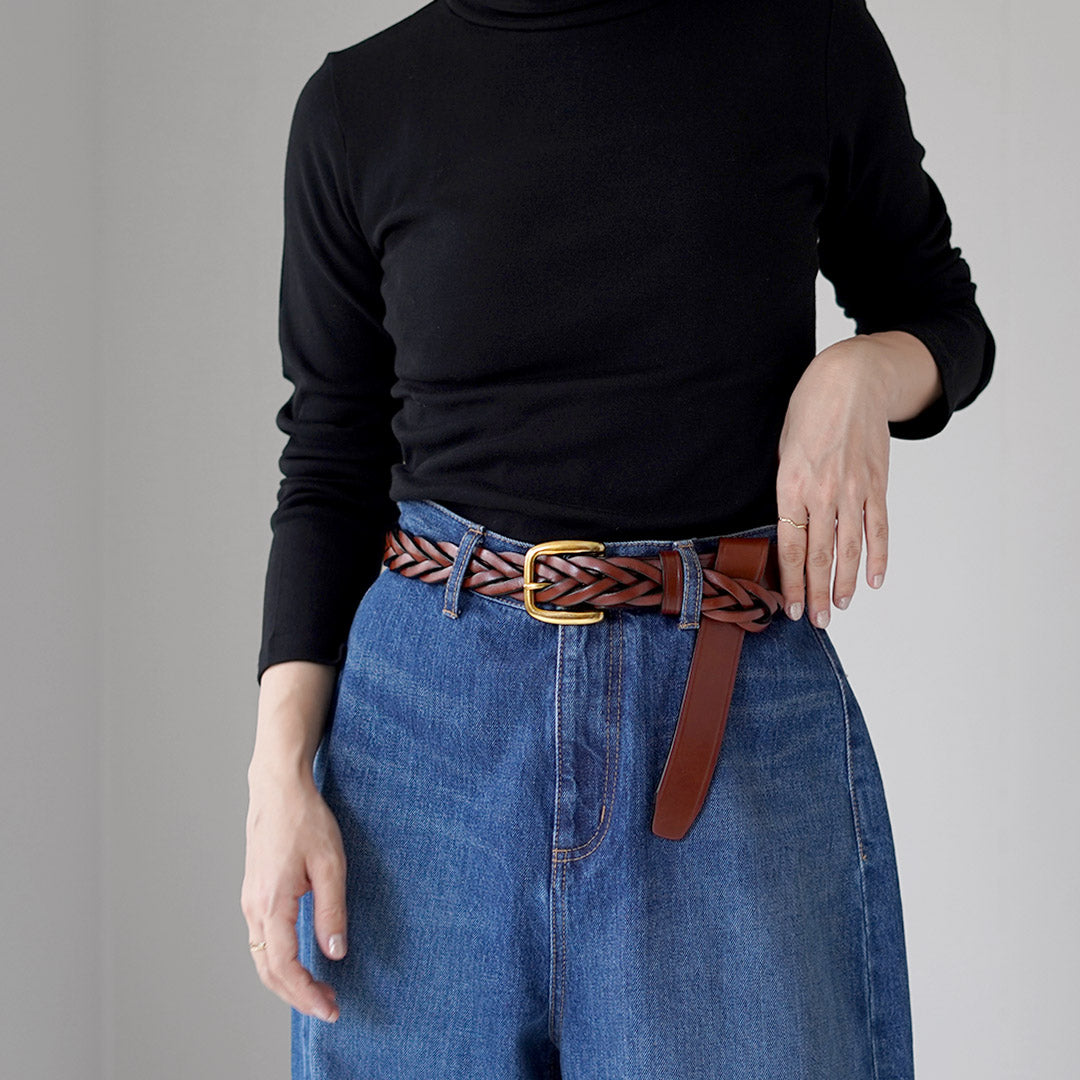 TORY LEATHER（トリーレザー） ロングチップ ブレイドベルト アメリカ製