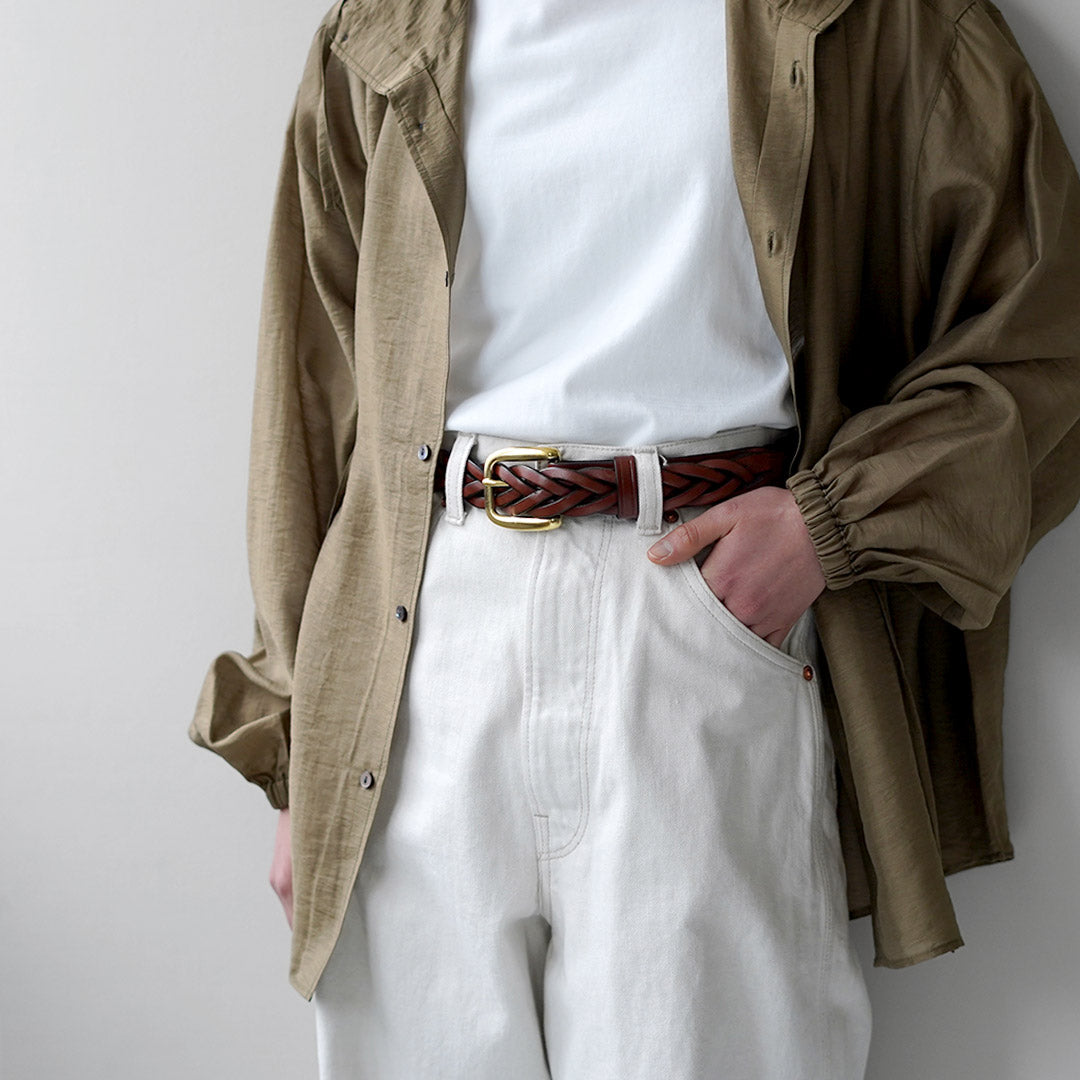 TORY LEATHER（トリーレザー） ロングチップ ブレイドベルト アメリカ製