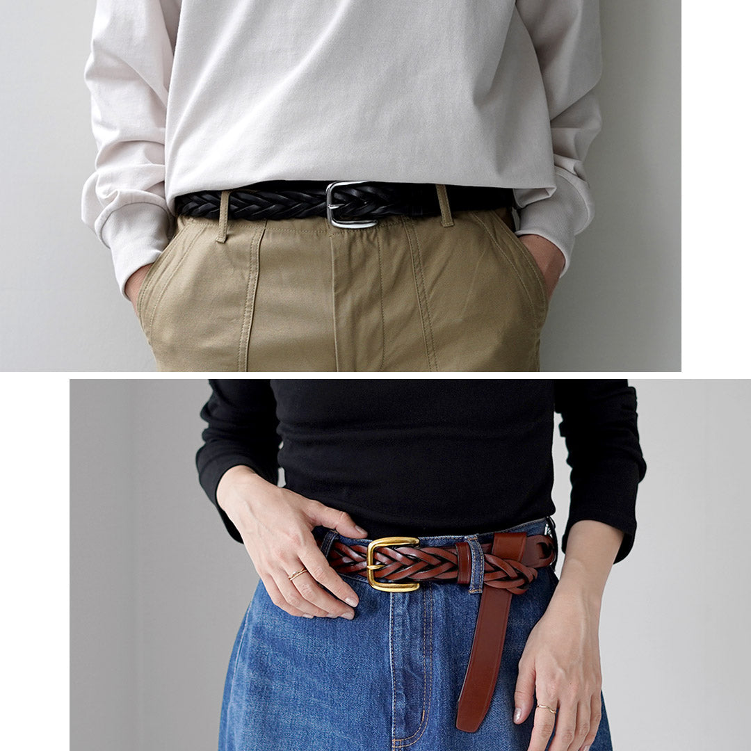 TORY LEATHER（トリーレザー） ロングチップ ブレイドベルト アメリカ製
