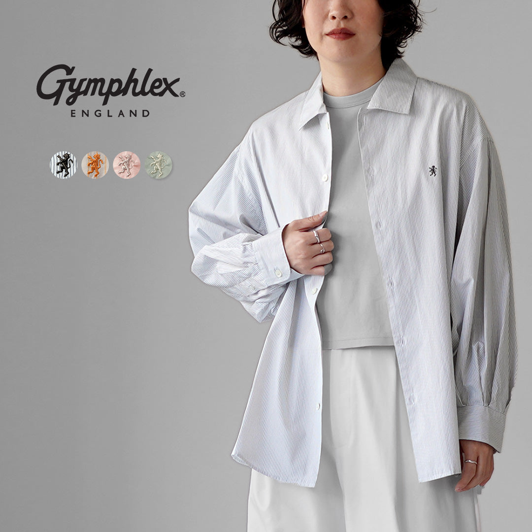GYMPHLEX（ジムフレックス） レギュラカラー チュニックシャツ / 長袖