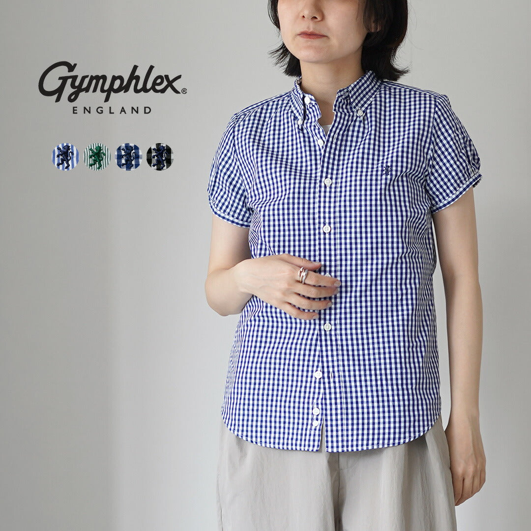 GYMPHLEX（ジムフレックス） フレンチスリーブ シャツ 日本製