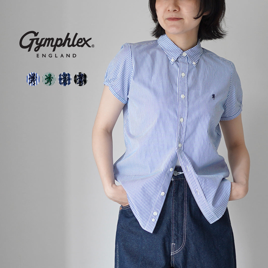 GYMPHLEX（ジムフレックス） フレンチスリーブ シャツ 日本製