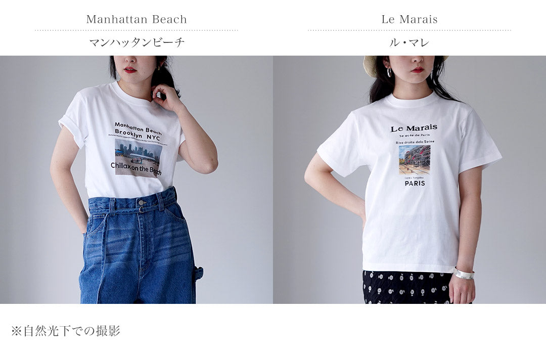 ANGE IN DISGUISE（アンジ イン ディスガイズ） ロゴ＆フォト Tシャツ