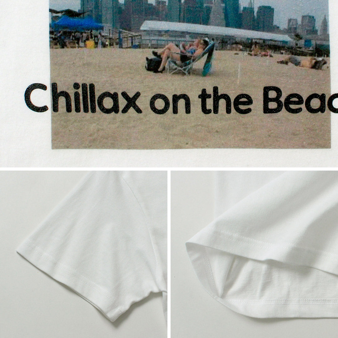 ANGE IN DISGUISE（アンジ イン ディスガイズ） ロゴ＆フォト Tシャツ