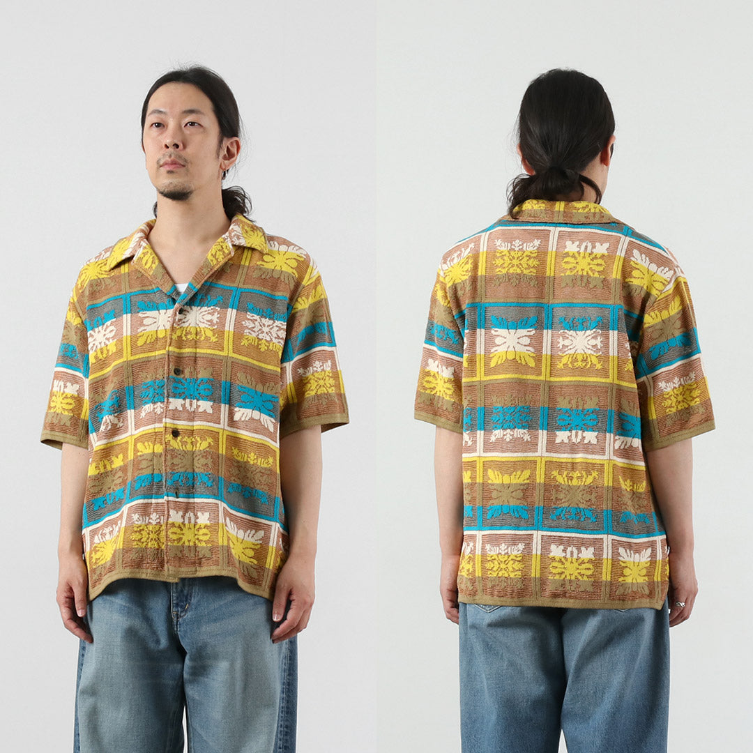 COOHEM（コーヘン） ハワイアンキルト ニットシャツ 日本製