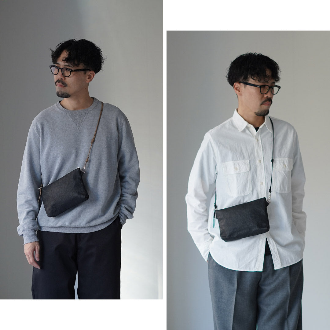 SENTI（センティ） ダイニーマレザー 2way サコッシュ / メンズ バッグ