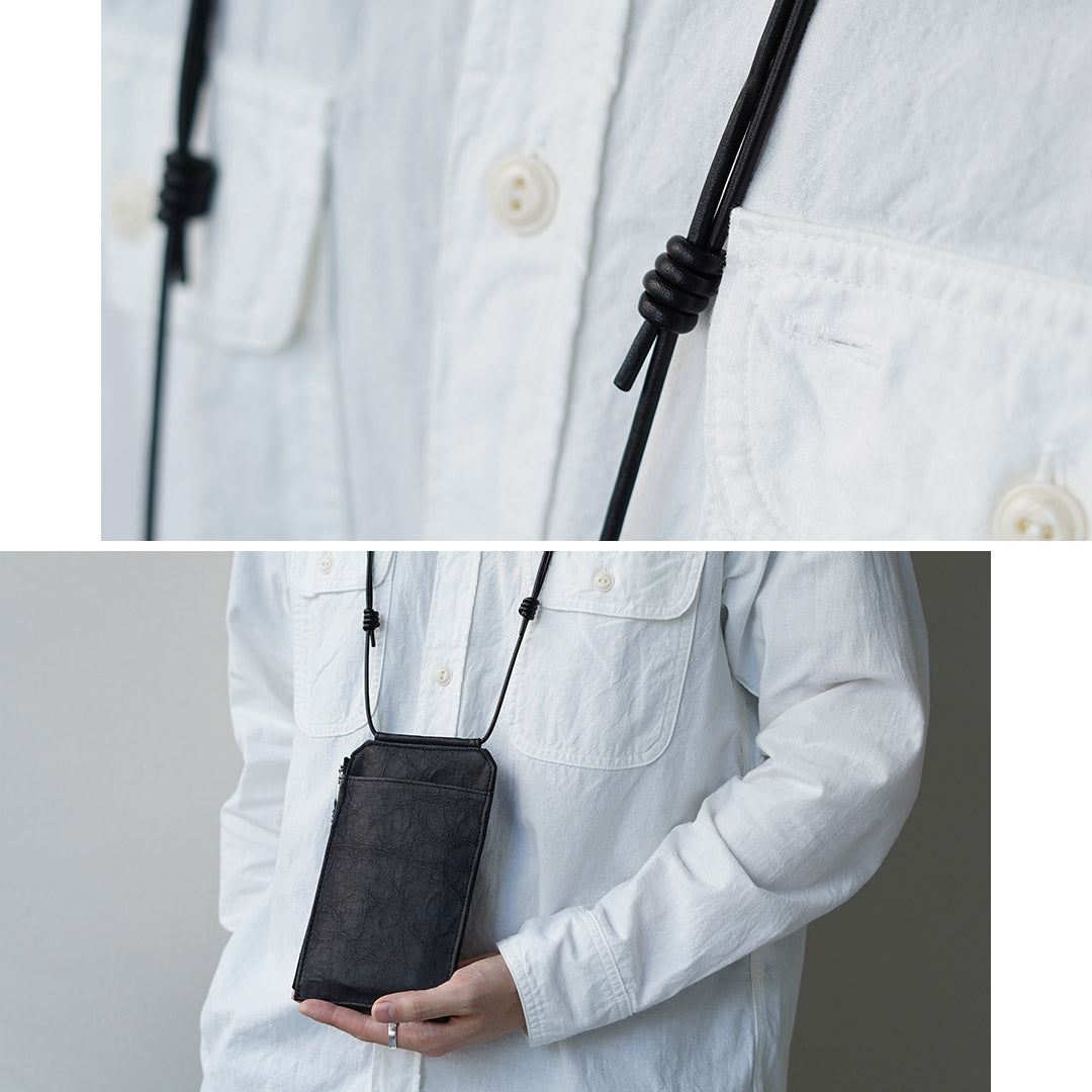 SENTI（センティ） ダイニーマレザー トラベルショルダーバッグ