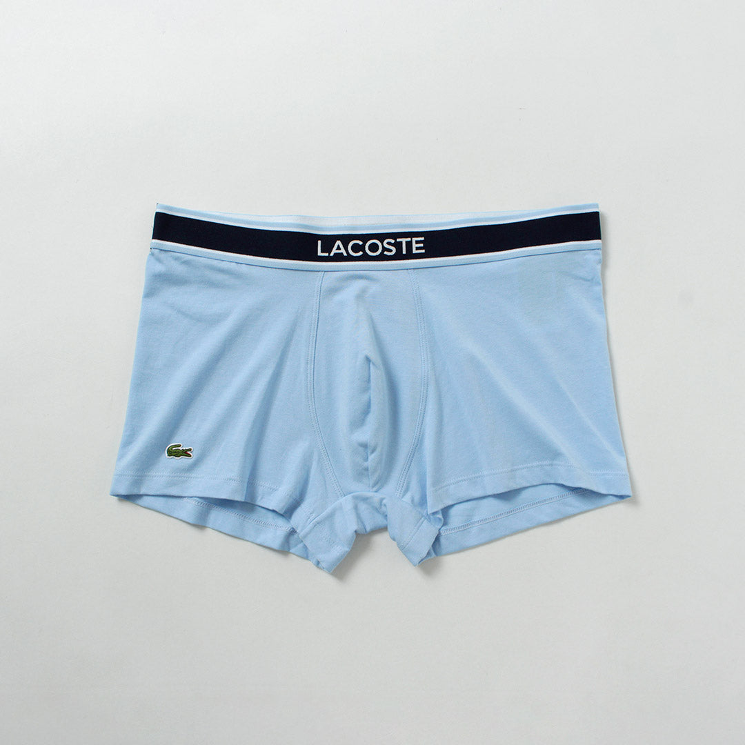 LACOSTE（ラコステ） モノグラム＆プレーン 3パック ストレッチ