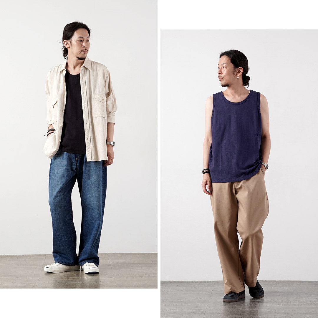 HEALTHKNIT（ヘルスニット） USコットン メッシュ タンクトップ