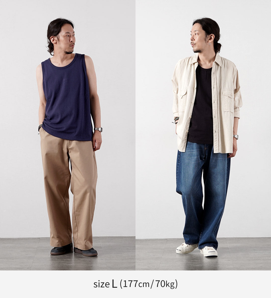 HEALTHKNIT（ヘルスニット） USコットン メッシュ タンクトップ