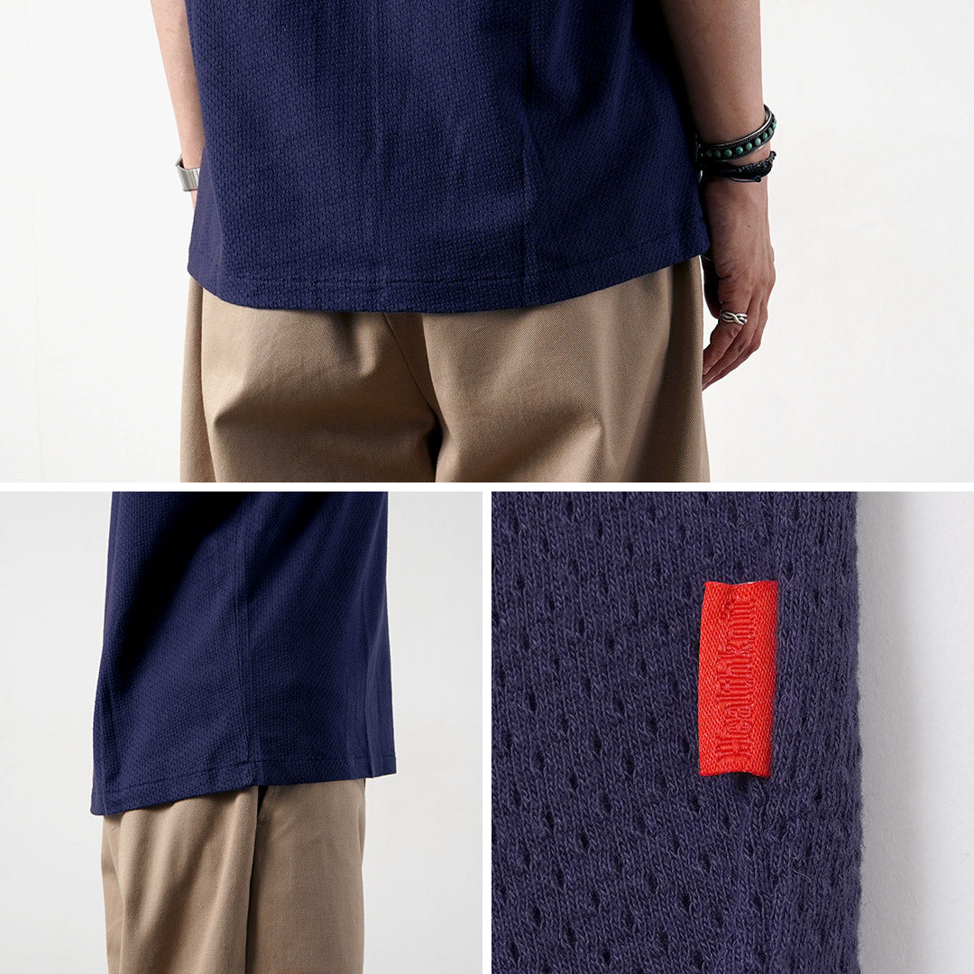 HEALTHKNIT（ヘルスニット） USコットン メッシュ タンクトップ