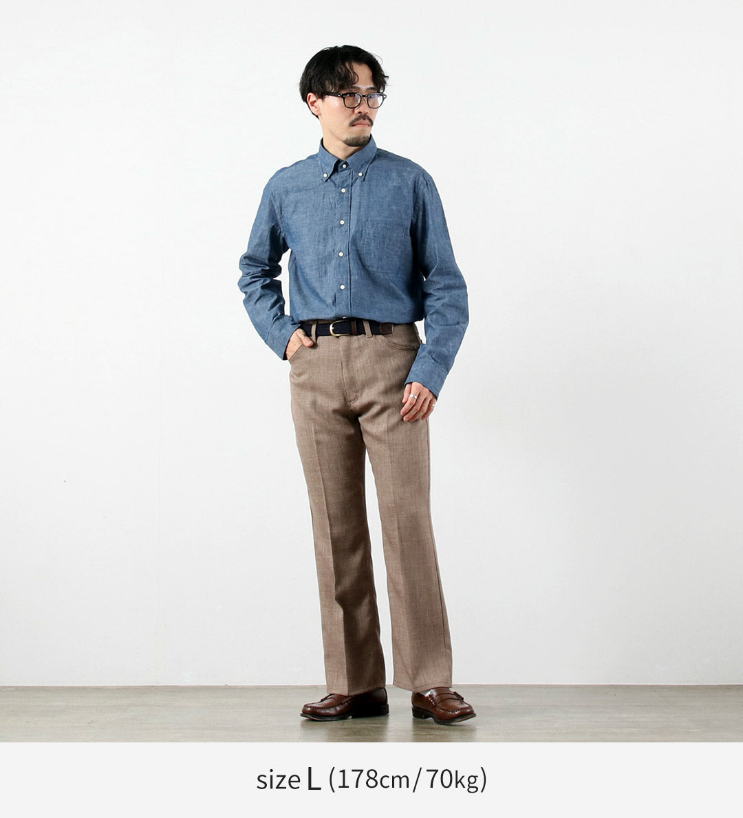 WRANGLER（ラングラー） ランチャー ドレス リネンライクファブリック