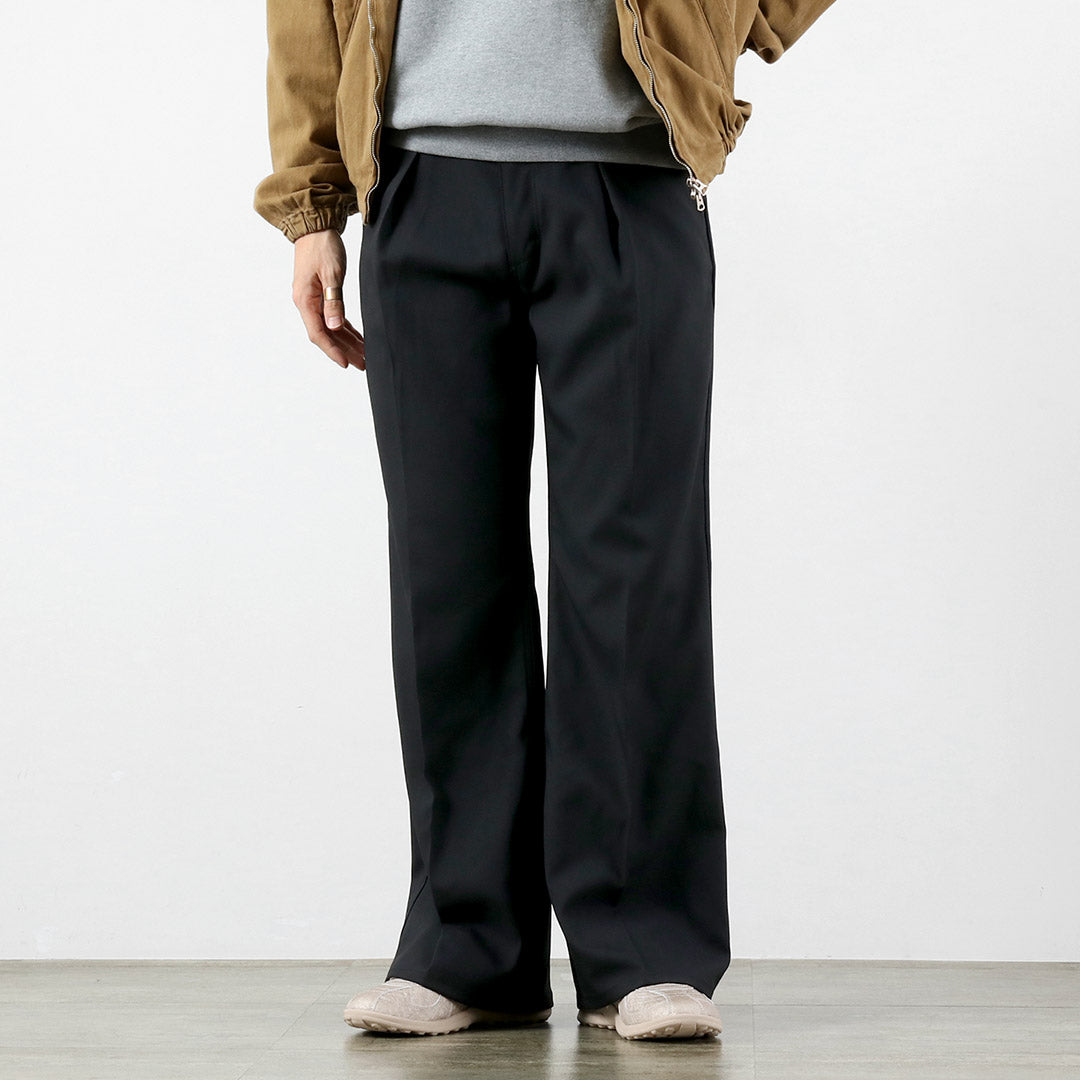 WRANGLER（ラングラー） ランチャー ワイド ポリエステルツイル スラックス