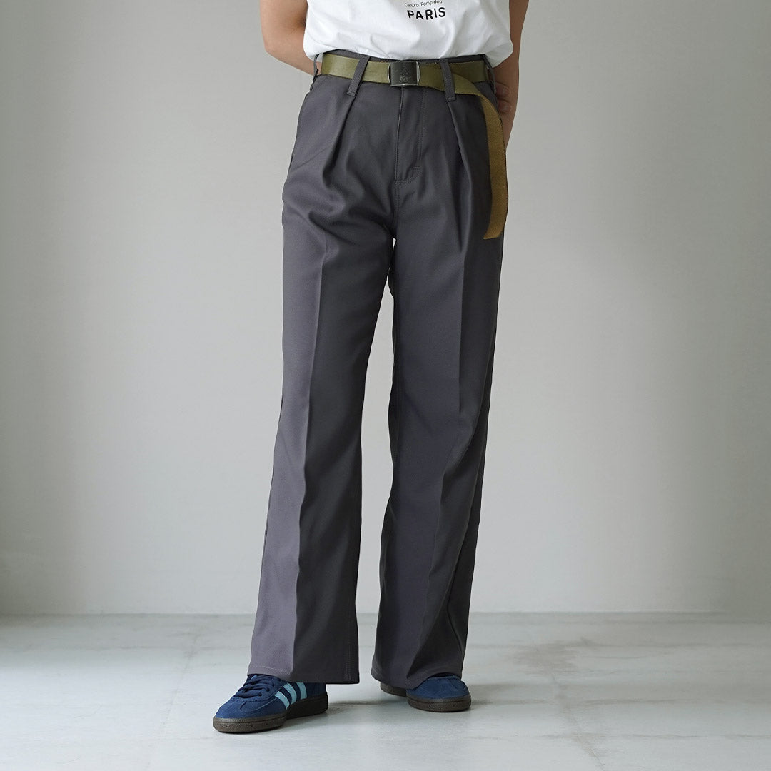 WRANGLER（ラングラー）　ランチャー ワイド ポリエステルツイル パンツ レディース