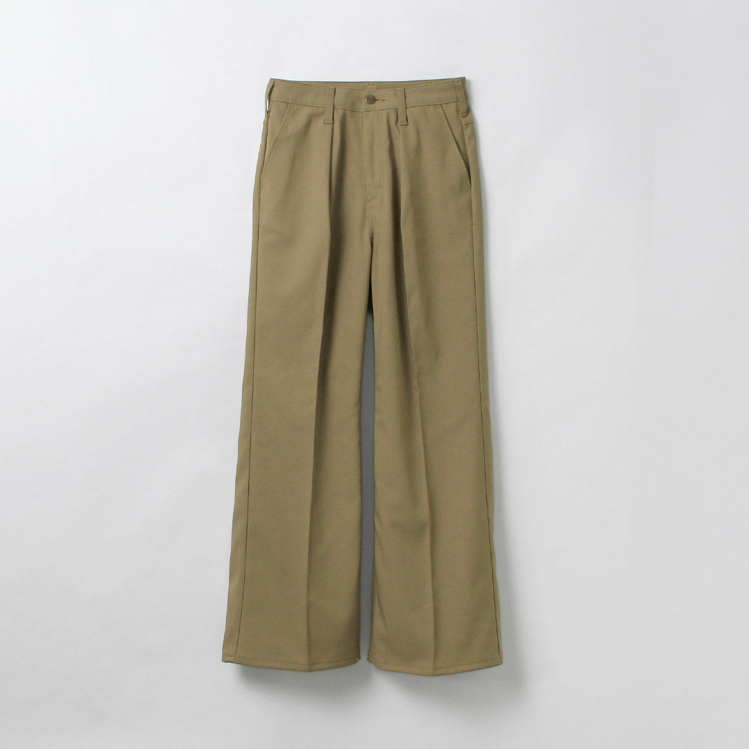 WRANGLER（ラングラー）　ランチャー ワイド ポリエステルツイル パンツ レディース