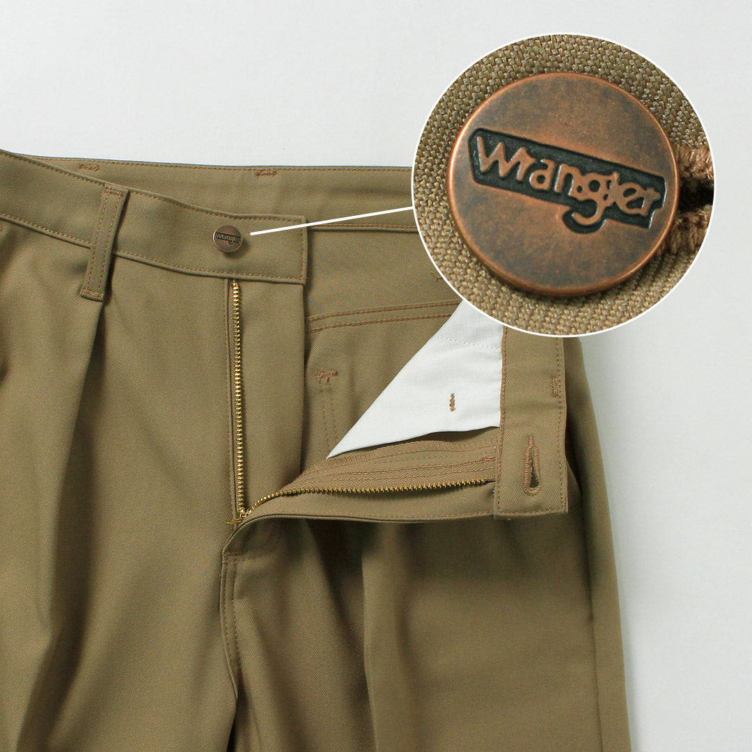 WRANGLER（ラングラー）　ランチャー ワイド ポリエステルツイル パンツ レディース