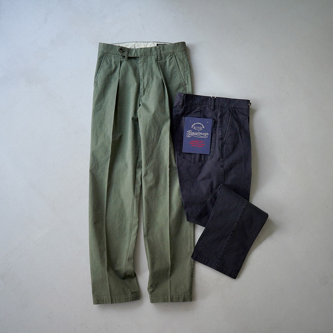 BARNSTORMER（バーンストーマー） 1プリーツ フレンチワーカーズ パンツ 日本製
