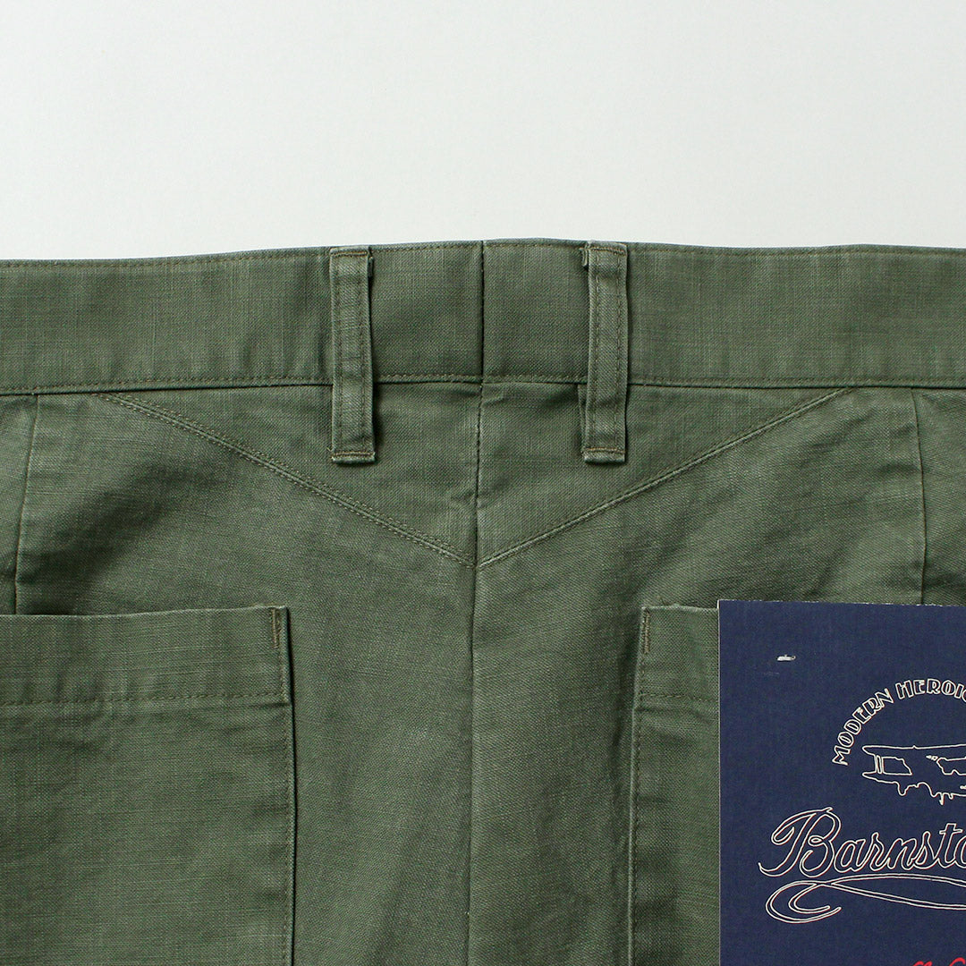 BARNSTORMER（バーンストーマー） 1プリーツ フレンチワーカーズ パンツ 日本製