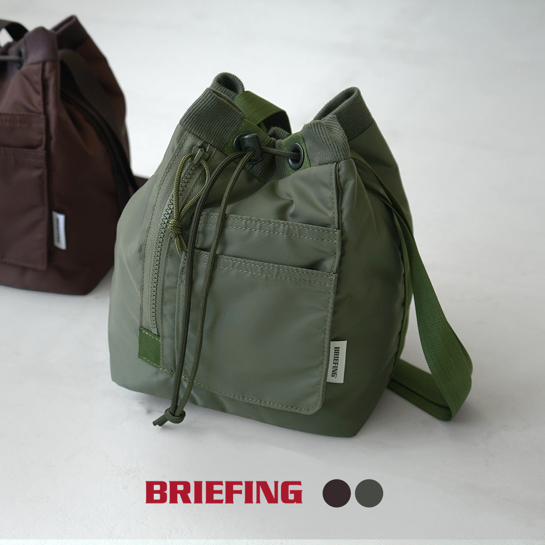 BRIEFING（ブリーフィング） ドローストリング ショルダーバッグ S 日本製